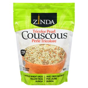 Couscous perlé tricolore 600gr