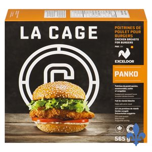 Burgers poitrine poulet panko surgelés 565gr