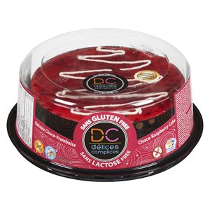 Gâteau framboise surgelé sans gluten 550gr