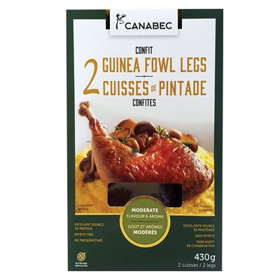 Cuisses pintade confites 430gr