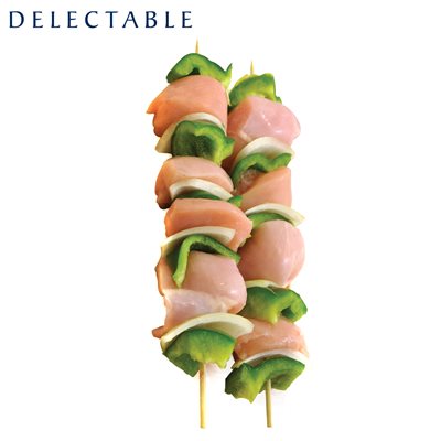 Brochettes poulet nature 2x145gr