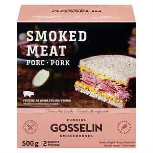 Smoked meat porc sans gluten 500gr