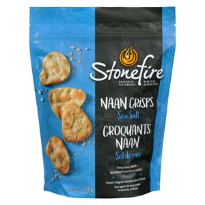 Croquants naan sel de mer 170gr