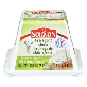Fromage chèvre ail & fines herbes 140gr