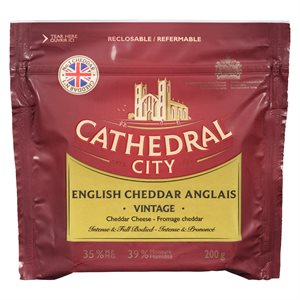Fromage cheddar anglais vintage 200gr