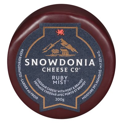 Fromage cheddar agé porto&brandy ruby mist 200gr