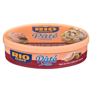 Pâté de thon palé avec olives 115g